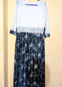 Printed Designer Long Gown