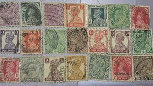 LOT OF 21 BRITISH INDIA Stamps