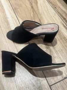 Black Block Heels
