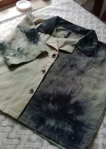 Tie-Dye Short Sleeve Top