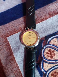 Vintage Swistar Quartz Watch 22k Gold Plated