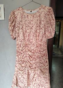 Floral Puff Sleeve Mini Dress❤️✨