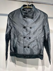 Double-Breasted Black Jacket