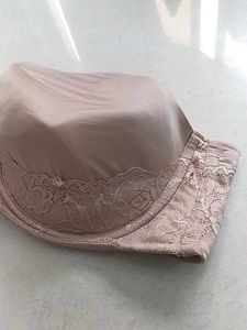 42D Elegant Beige Tube Bra