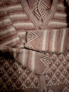 Patterned Knit Cardigan