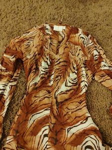 Tiger Print y2k cheetah girls inspired top