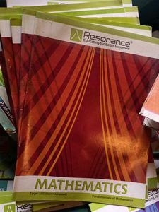 Resonance 2026 Mathematics Material Jee