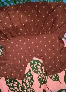 Cute Maroon Polka Dot Top