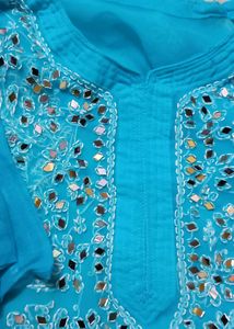 Chikankari kurti with inner