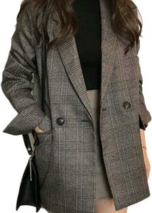 Plaid Blazer