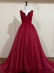 Red Ethnic Gown