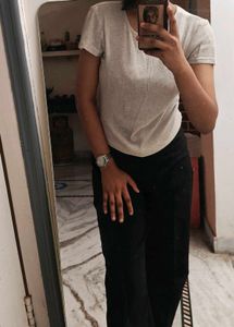 Kookai Ribbed Top - Size S