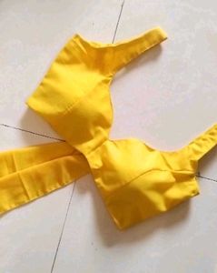 tafeta silk knotted backless blouse