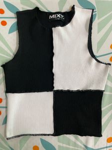Patchwork Crop Top