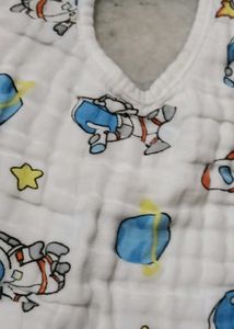 new premium muslin bibs 6 layers
