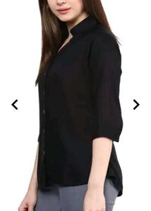 Classic Black Button-Up Shirt
