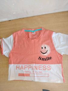 Cute Graphic Print T-shirt