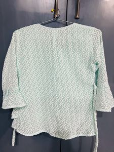 Chickenkari Fluorescent Blue Top