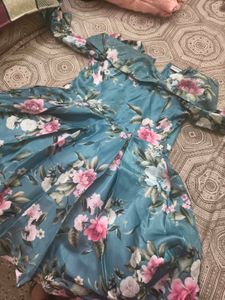 Floral Girls party Dress for 5-7 years girl