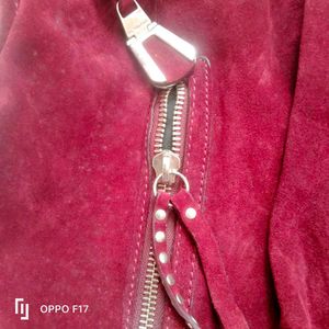 Maroon Velvet Bag