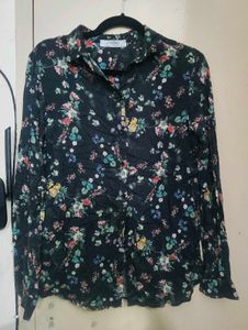 Floral Print Long Sleeve Shirt