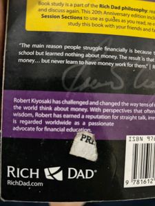 Rich Dad Poor Da d | Like New | Unused
