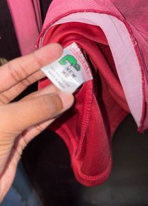 NEWME Red Long Sleeve Mini Dress