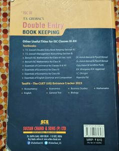 TS Grewal ISC Class 11 2023 Edition