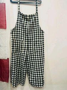 Cute Trendy Gingham Jumpsuit