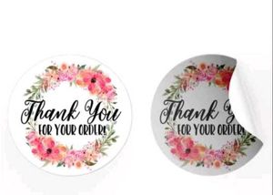 Cool Logo Stickers Thank You 100 Sticker +