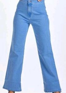 Light Wash Flared Jeans