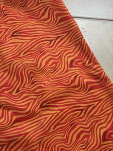 Orange Patterned Dress