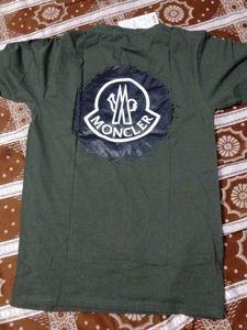 Moncler Green Graphic T-Shirt