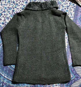 Heavy winter coat for stylish look