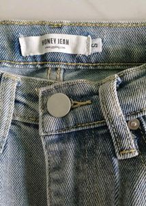 Cropped Flared Jeans | Light Wash | Size S
