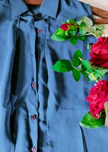 Beautiful Shirt With Shrug..!!