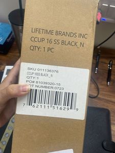 Starbucks Black Cold Cup