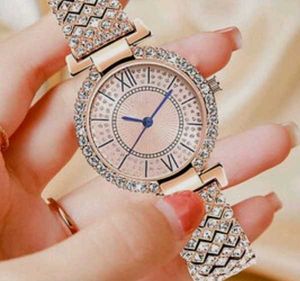 Rose Gold Women&#39;s Watch Sparkling Rhinestone Watc