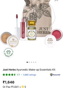 makeup kit by just herbs  this is special the ki