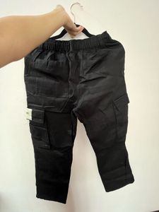 Black Cargo Pants - Size XS