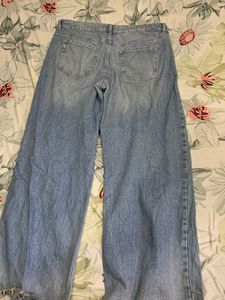 Wide Leg Denim Jeans