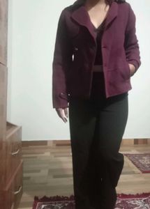 Maroon Short Coat