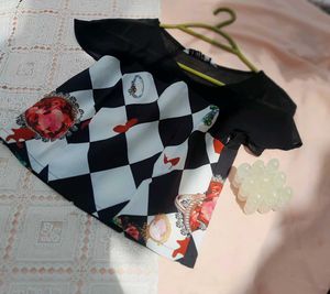 Funky Checkered Top
