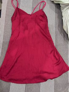 Red Slip Dress