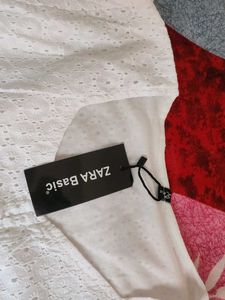 White hakoba Crop Top