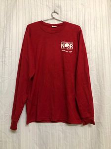 Augusta Red Long Sleeve T Shirt