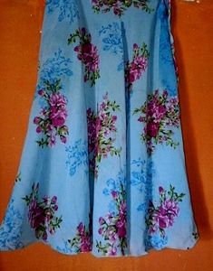 Floral Print Skirt