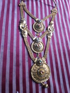 Vintage Gold-Tone Indian Necklace