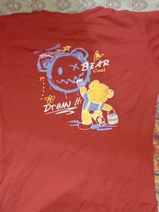 Vintage Graphic Tee - Adorable Bear!