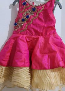 Girls Pink Party Dress